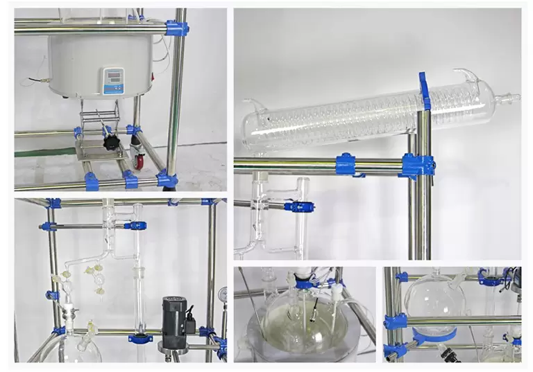 Pyrolysereaktor mit Glasmantel für Lab75