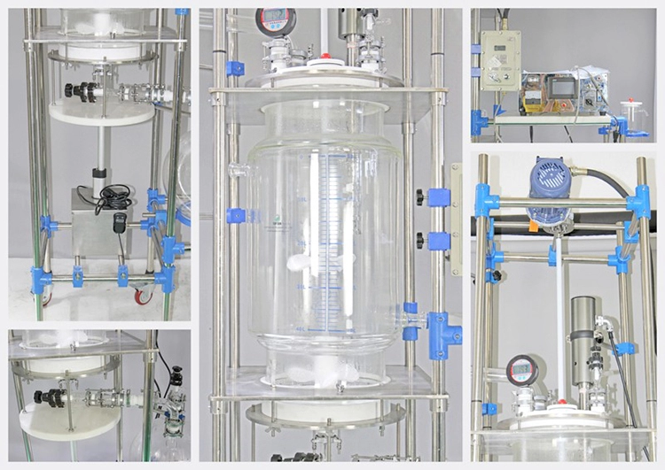 Laboratori d'alta eficiència que utilitza la màquina d'extracció d'olis essencials de plantes de destil·lació molecular21