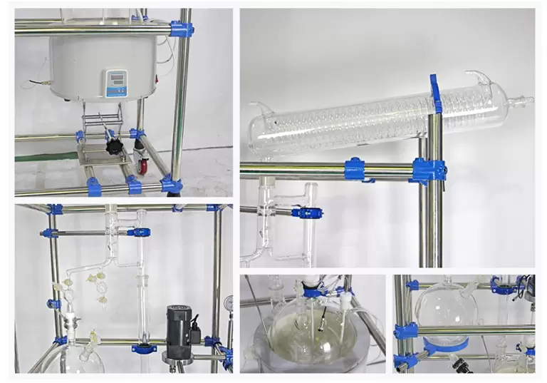 Glass Jacketed Pyrolysis Reactor For Lab75